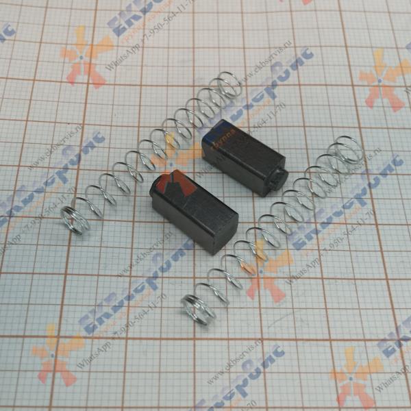 489 AEZ Электроугольные щетки (пара) 6,2х6,2х13мм пружина для Black&Decker