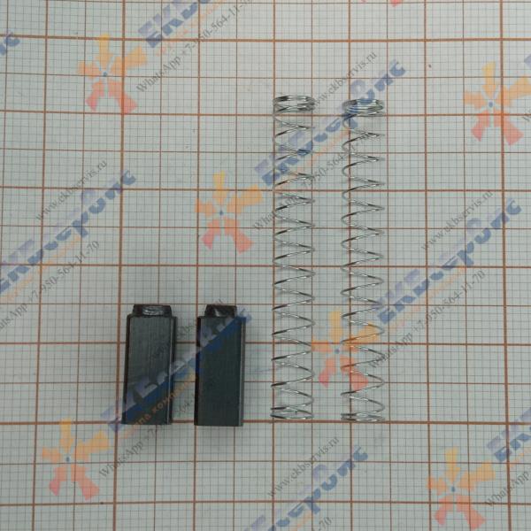 489 AEZ Электроугольные щетки (пара) 6,2х6,2х13мм пружина для Black&Decker