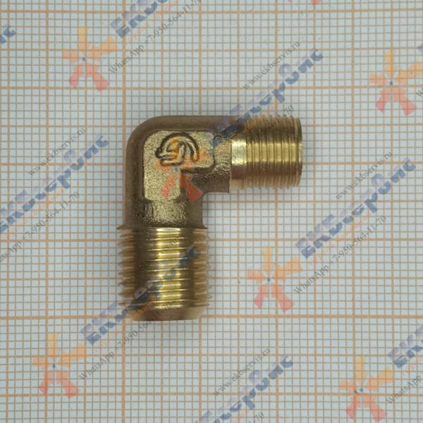 010411(94) AEZ Уголок резьба наружная 1/8" - наружная 1/2"