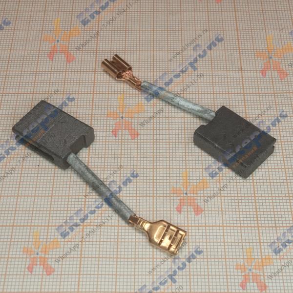 PWS230-C2/39 P.I.T. Щетки угольные 6,5х15х21мм (проточка 1, поводок, клемма-мама) для УШМ PIT PWS230-C2 (пара)