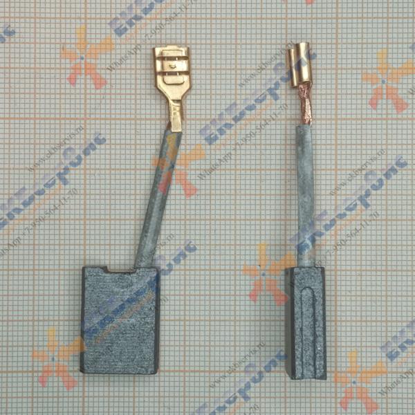 PWS230-C2/39 P.I.T. Щетки угольные 6,5х15х21мм (проточка 1, поводок, клемма-мама) для УШМ PIT PWS230-C2 (пара)
