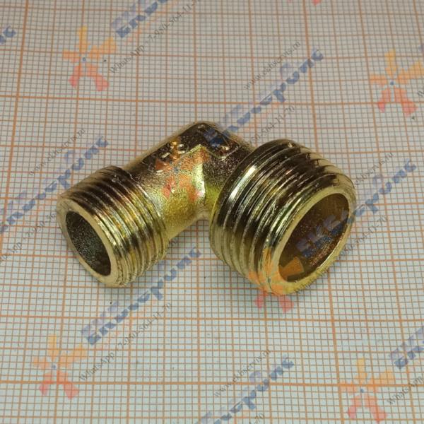 010411(148) AEZ Уголок для компрессора наружный 3/8"(16 мм) / наружный 1/2" (21 мм)