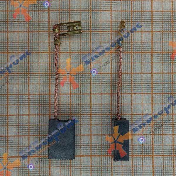 PWS180-C1/38 P.I.T. Щетки угольные 7х12,5х18мм (проточка 1, поводок, клемма-мама) для УШМ PIT PWS180-C1 (пара)